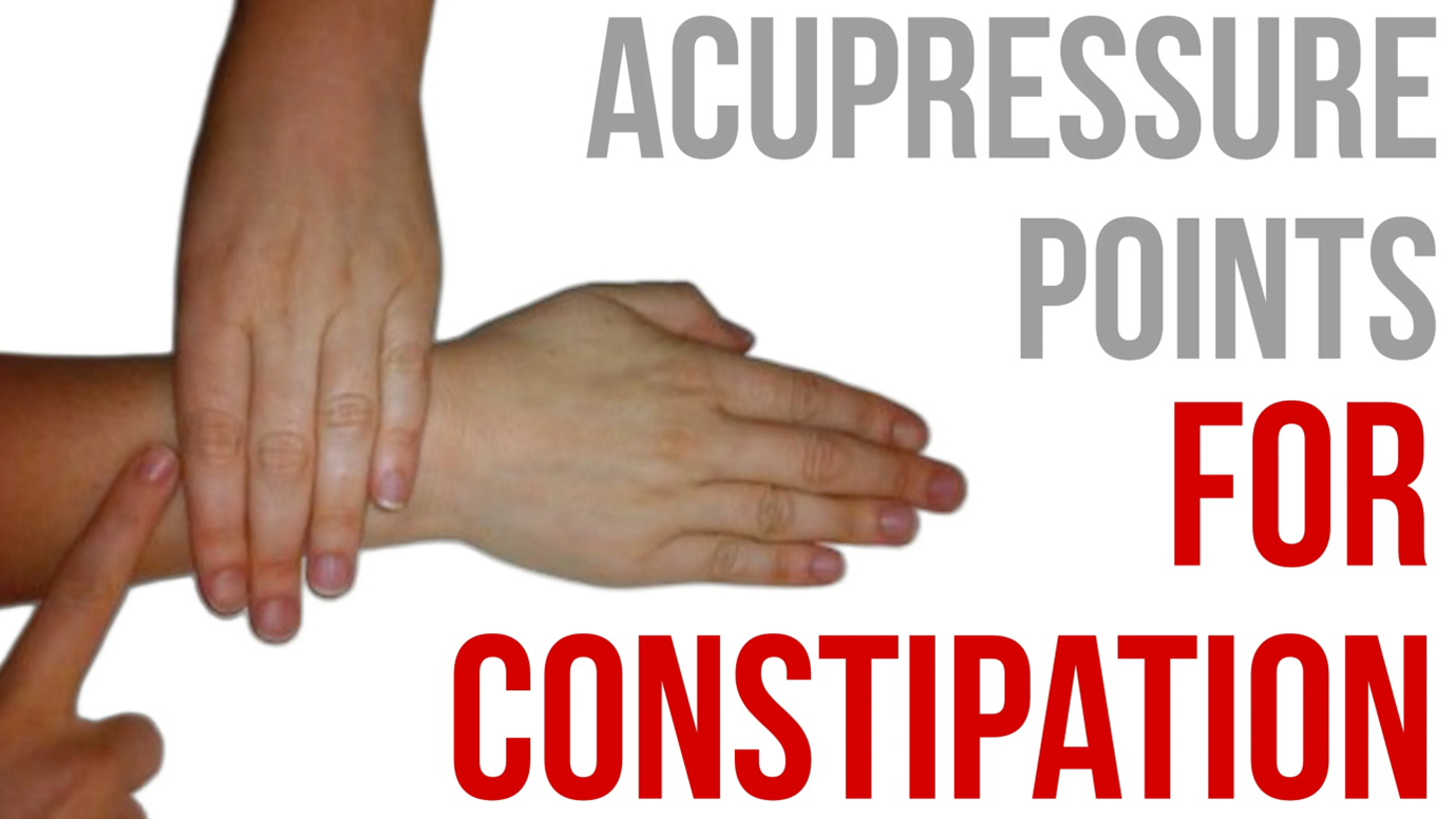 Acupressure for constipation 