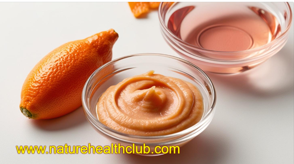 orange and rose water pack